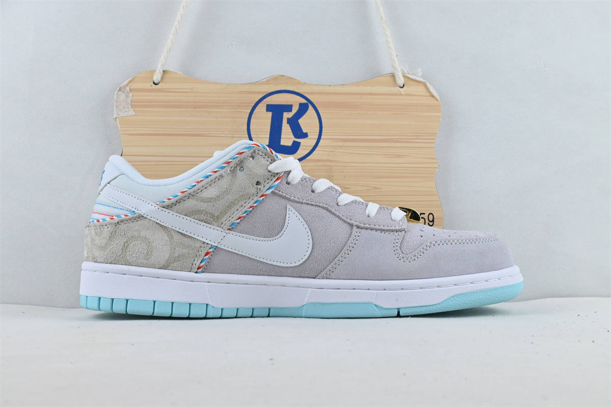 Nike Dunk Low White Barber Shop