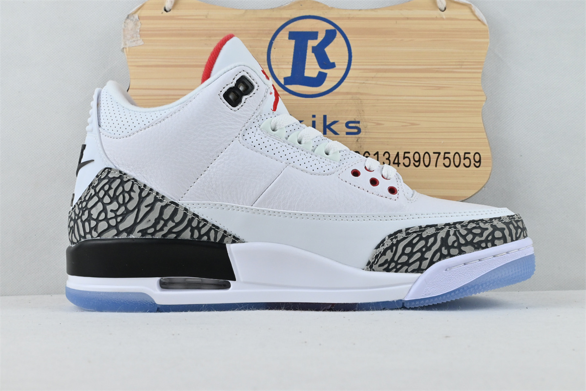Jordan 3 Retro Free Throw Line White Cement
