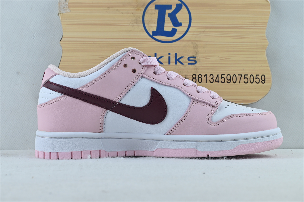 Nike Dunk Low Pink Foam Red White
