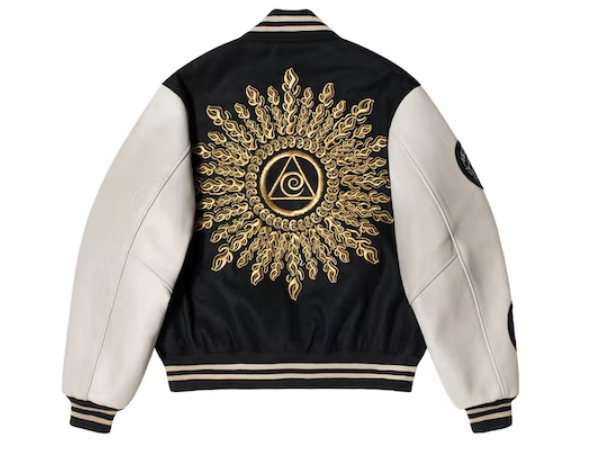 Stussy x Dries Van Noten Varsity Jacket Black
