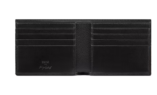 D10r x Kenny Scharf Wallet Oblique Jacquard Beige/Black