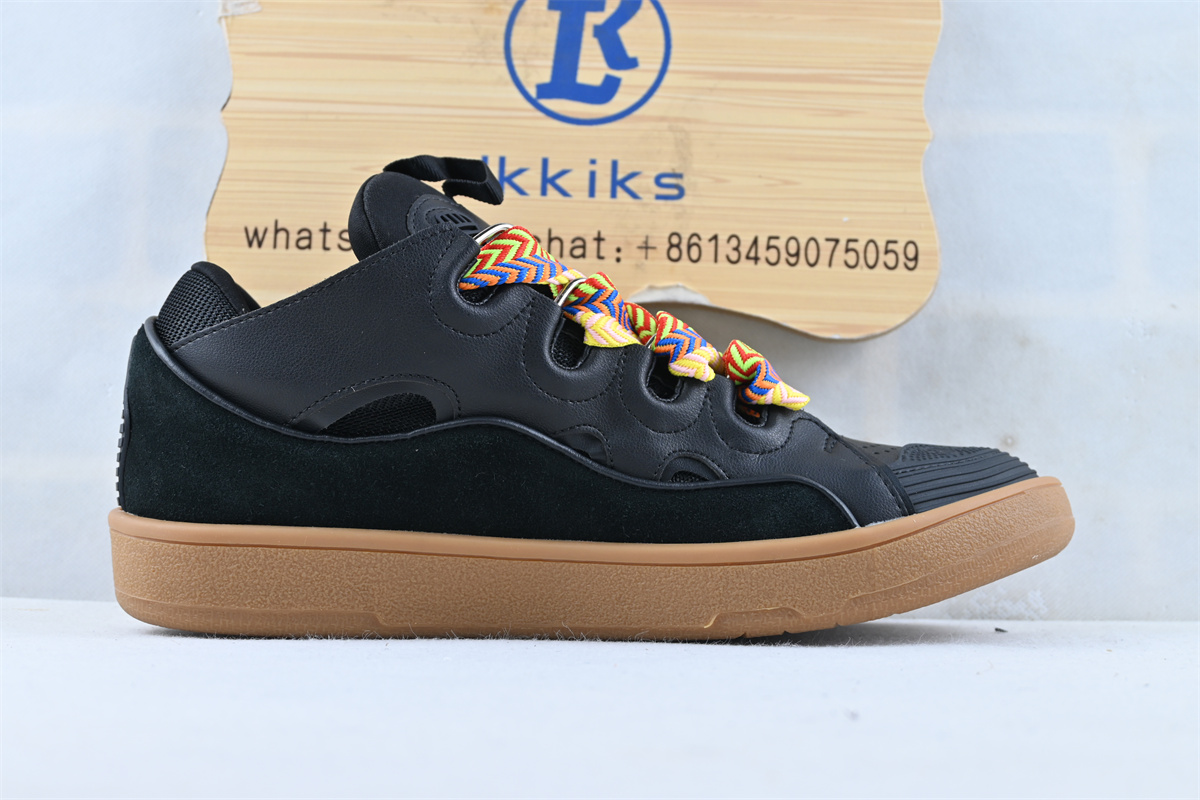 Lanvin Leather Curb Black