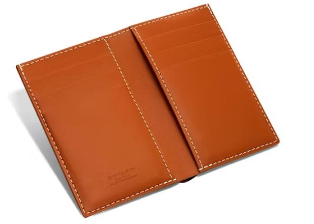 G09ard Saint Pierre Card Holder Black/Natural ( 2.9H 4.3W 5.9D)