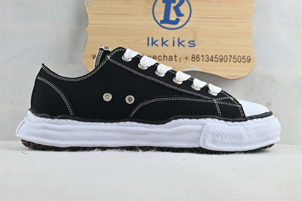 Ma1s0n Mihara Yasuhiro Peterson Low Canvas Black