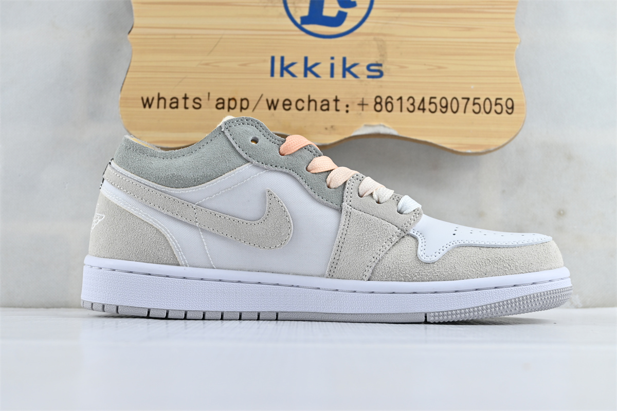 Jordan 1 Low Inside Out Cream White Light Grey