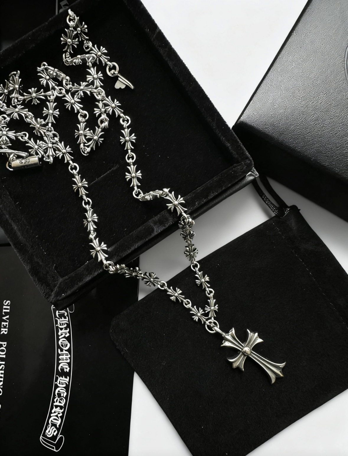 Ch*0me He**ts Necklace