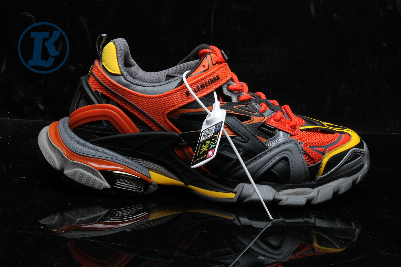 Balanciaga Track 2 Red And Black