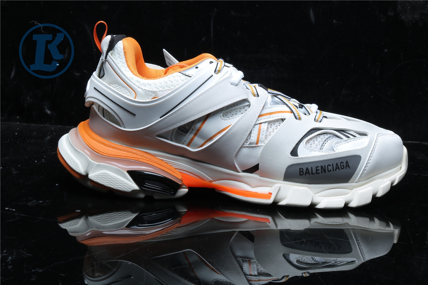 Balenciag Track White Orange